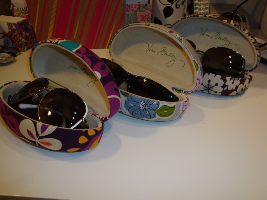 Showing the different sizes of sunglasses and that they fit