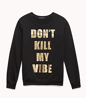 Forever Cool Vibin' Sweatshirt Image via Forever21