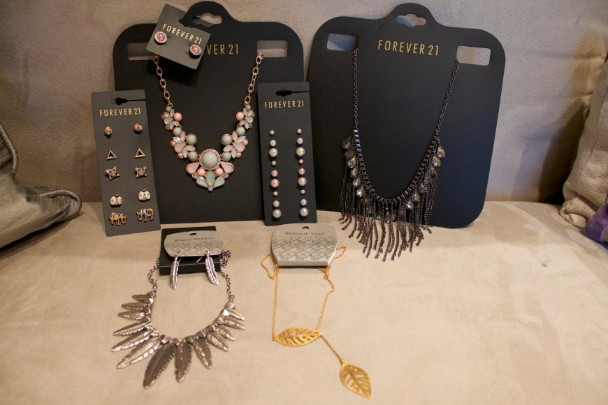 My most recent purchases from Forever21 and World Market