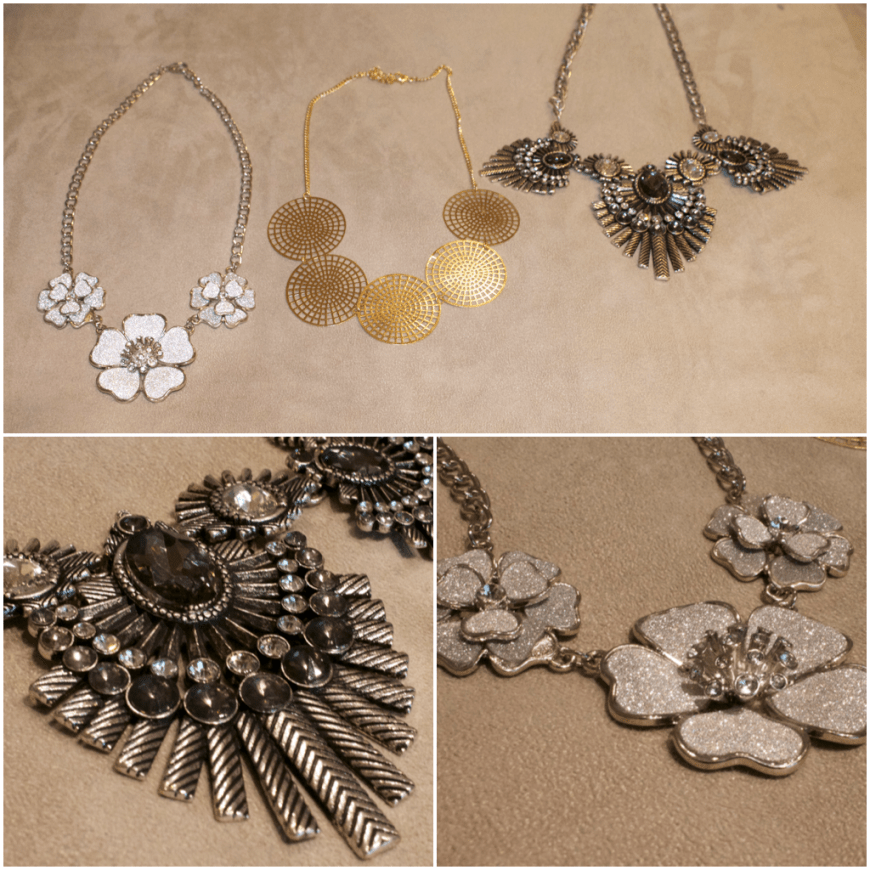 Necklaces bought during my London trip 